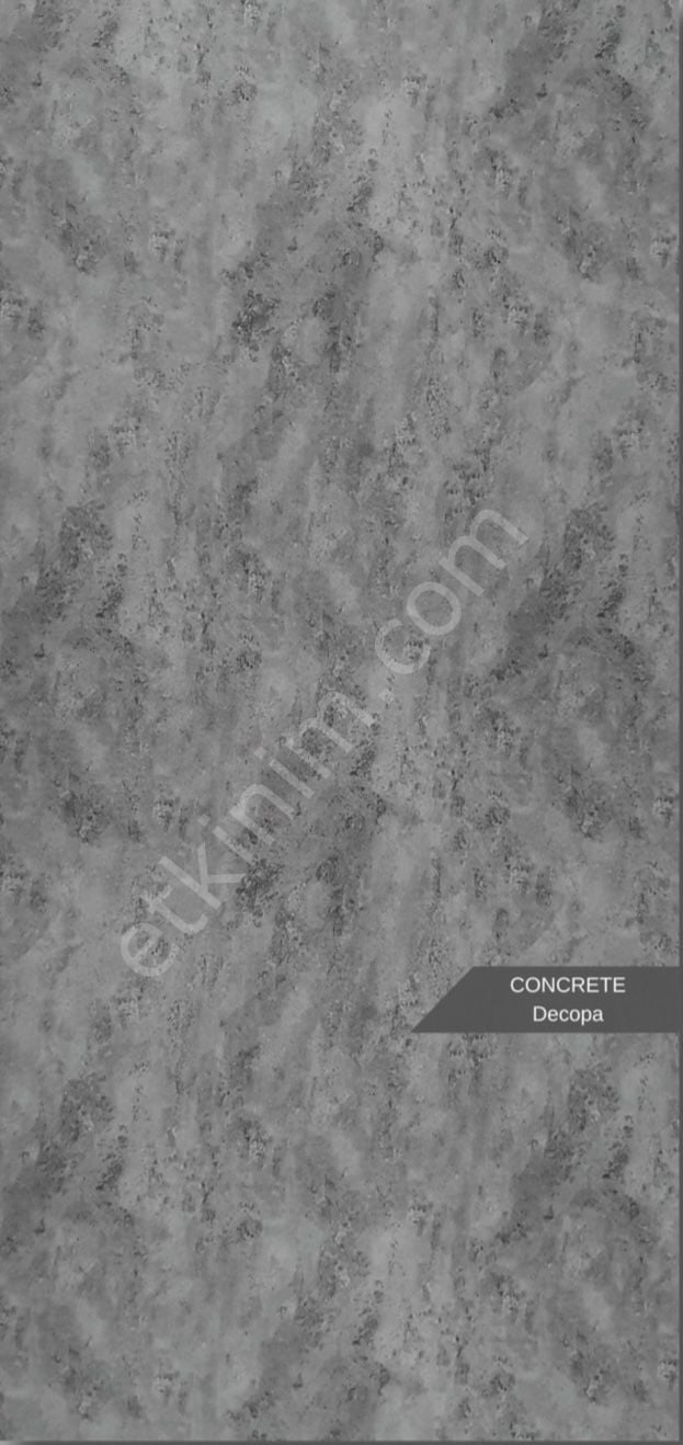 Concrete Mermer Desenli Pvc Duvar Paneli 122*244cm