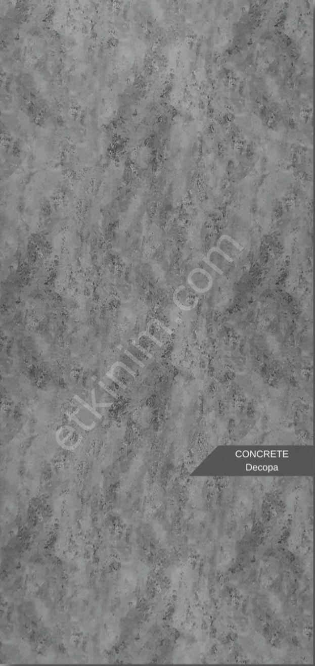 Concrete Mermer Desenli Pvc Duvar Paneli 122*244cm