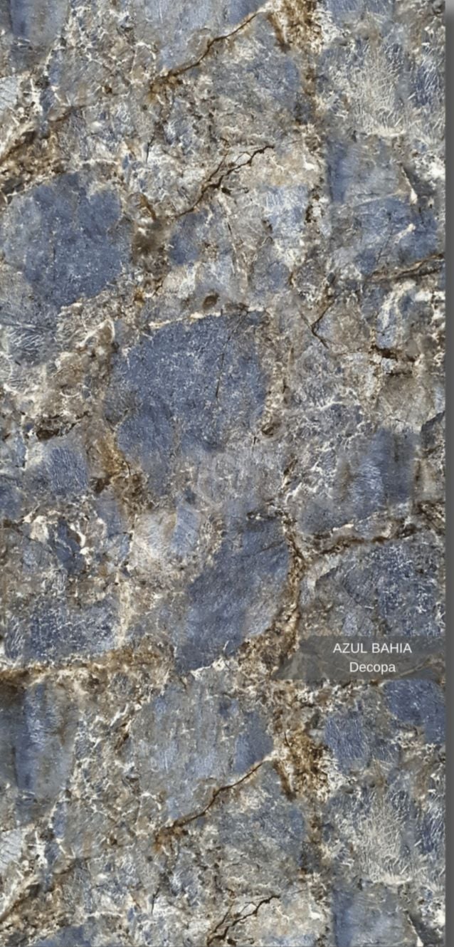 Azul Bahia Mermer Desenli Pvc Duvar Paneli 122*244cm