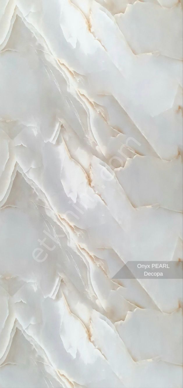 Onyx Pearl Mermer Desenli Pvc Duvar Paneli 122*244cm