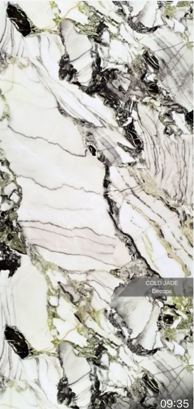 Cold Jade Mermer Desenli Pvc Duvar Paneli 122*244cm