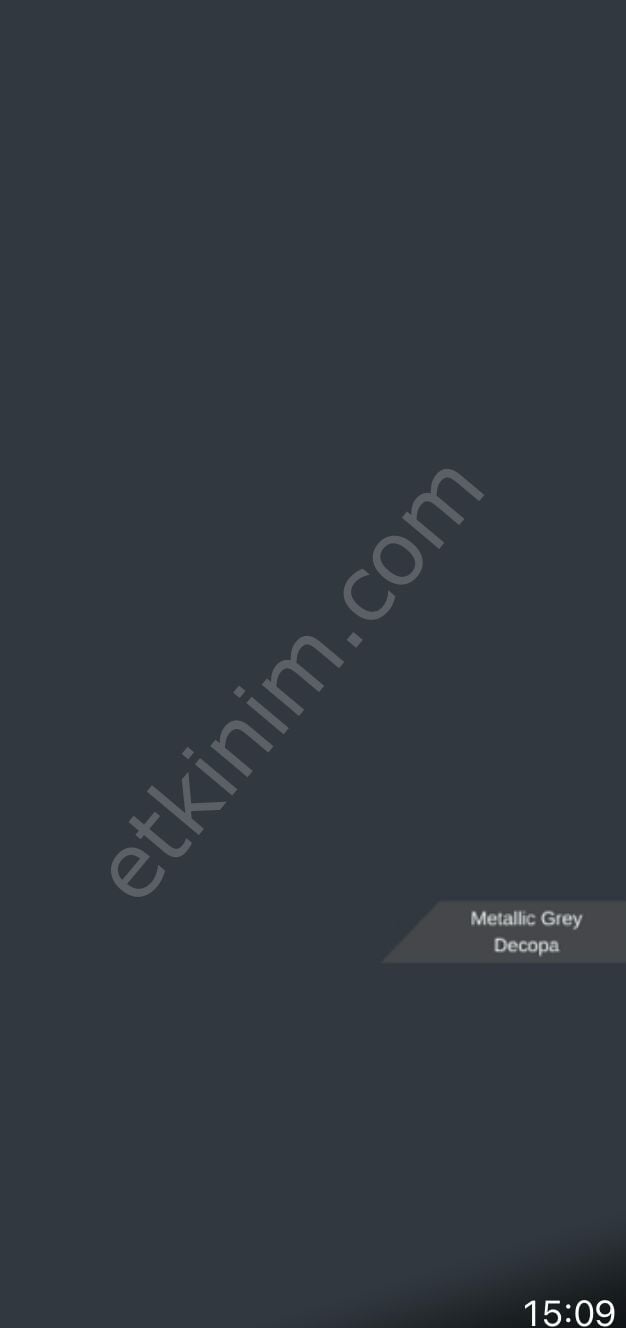 Metallic Grey Mermer Desenli Pvc Duvar Paneli 122*244cm