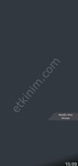Metallic Grey Mermer Desenli Pvc Duvar Paneli 122*244cm