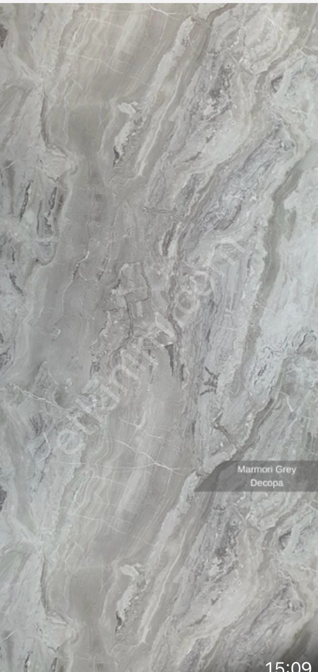 Marmori Grey Mermer Desenli Pvc Duvar Paneli 122*244cm