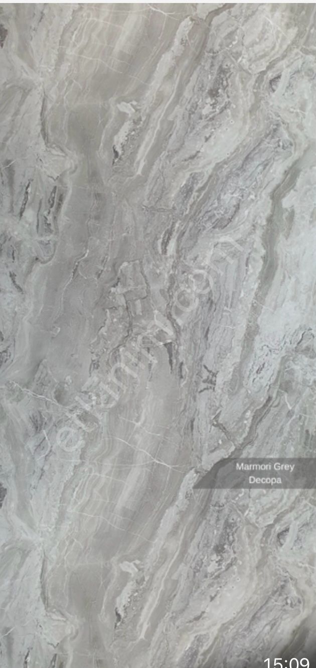 Marmori Grey Mermer Desenli Pvc Duvar Paneli 122*244cm