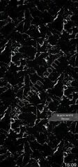Black White Mermer Desenli Pvc Duvar Paneli 122*244cm