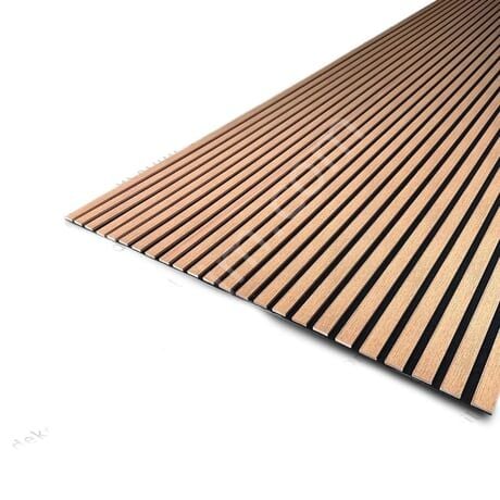 Akustik Teak Duvar Paneli 100cm