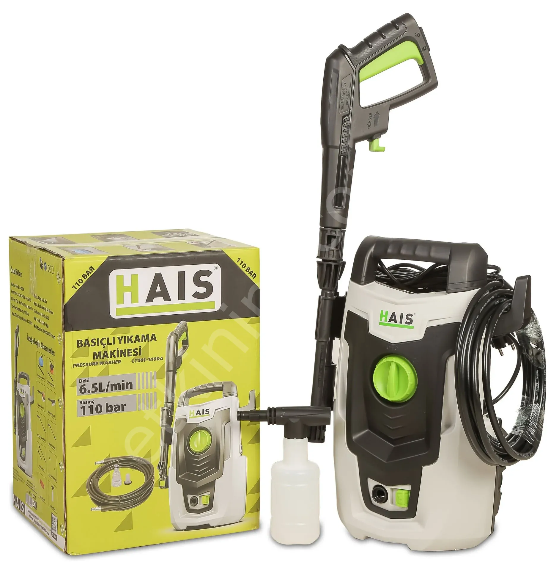 Hais 110 Bar Basınçlı Yıkama Makinesi LT301