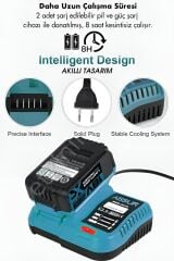 Assur 18V Çift Akülü Çelik Şanzıman Dal Budama Makası & Testeresi 2 Li Set