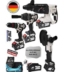 ALLIZER 4 LÜ SET GRİ (KIRICI DELİCİ MATKAP)
