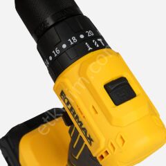 RTRMAX ŞARJLI DARBELİ MATKAP KÖMÜRSÜZ 54NM 2X2 AH. S-LİON * RTS5012