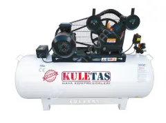 KULETAŞ 300 LT HAVA KOMPRESÖR 5,5HP 8 BAR 380W. * ÇİFT PİSTONLU