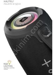 Powerway Bigbox 40 W Çift Bass Led Işıklı Bluetooth Hoparlör