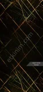 Night Star Mermer Desenli Pvc Duvar Paneli 122*244cm - Görsel 2