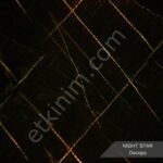 Night Star Mermer Desenli Pvc Duvar Paneli 122*244cm