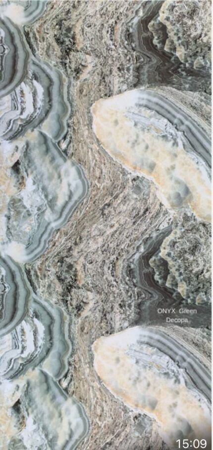 Onyx Green Mermer Desenli Pvc Duvar Paneli 122*244cm