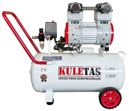 KULETAŞ 50 LT SESSİZ HAVA KOMPRESÖRÜ 1,5HP 8 BAR 220W