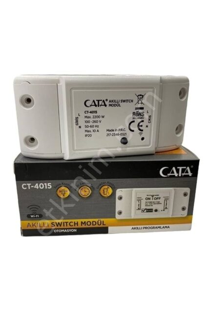 CATA AKILLI SWİTCH MODÜL WİFİ ZAMAN AYARLI * CT-4015