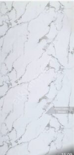 Bianco Carrara Mermer Desenli Pvc Duvar Paneli 122*244cm