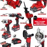 RETOOLS 7’li Set Kırmızı ( Dekupaj+Daire Testere+Tilki Kuyruğu)