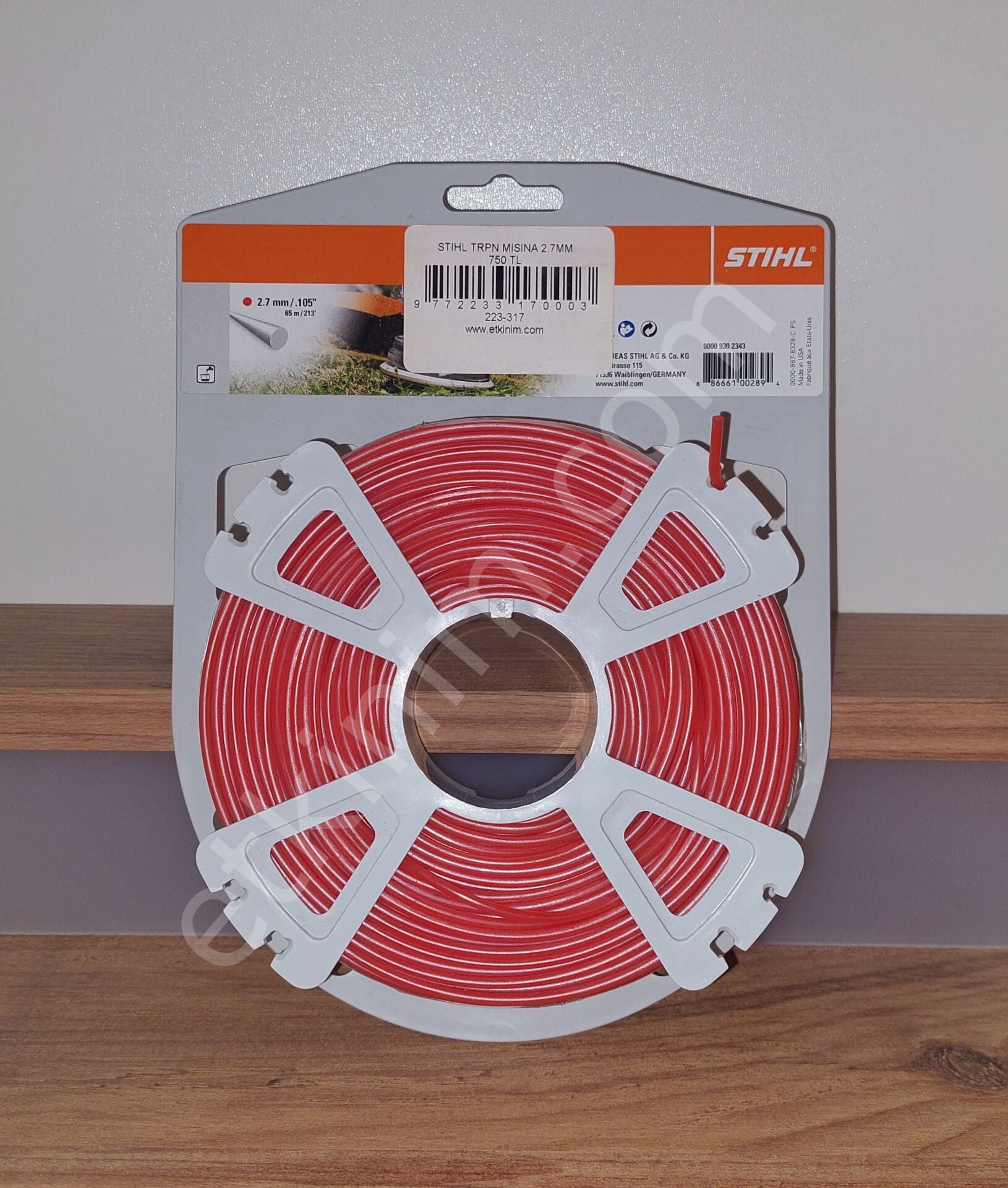 stihl-trpn-misina-2-7mm-65-metre STIHL TRPAN MİSİNA 2.7MM 65 METRE - Görsel 1