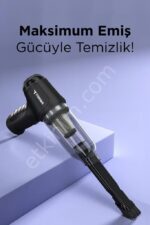 Torima LT-107C Mini Çok Fonksiyonlu Üflemeli Şarjlı Araç Süpürgesi El Süpürgesi - Görsel 3