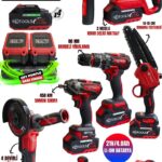 RETOOLS 6 LI SET KIRMIZI ( DAİRE TESTERE + DAL BUDAMA )
